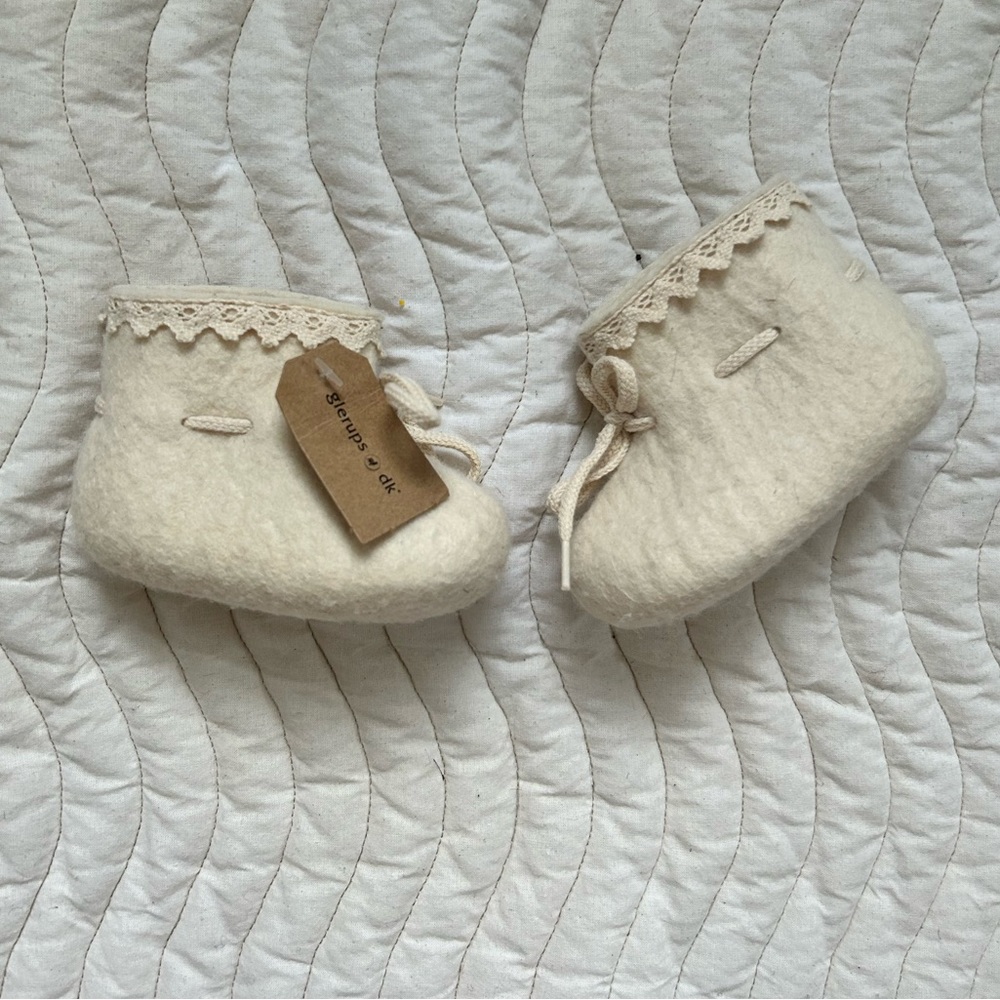 Glerups Baby Boots - Off White